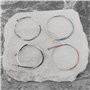 eMagTech Lot de 2 Jeux de Cordes pour Violon (EADG) avec Embouts à Boule Nickelés pour Violons 4/4 3/4 1/2 1/4 Alliage à Noyau e