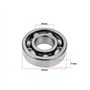 eMagTech Lot de 2 Roulements à Billes à Gorge Profonde 6305-C3 25 X 62 X 17 Mm pour Environnements de Rotation à Grande Vitesse 