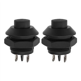 eMagTech Lot de 2 Interrupteurs à Bouton-Poussoir de Démarrage pour Voiture Interrupteurs à Bouton-Poussoir Momentanés pour Voit