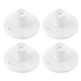 eMagTech Lot de 4 Tees de Golf Réglables en Hauteur en Caoutchouc de 25 Mm Compatibles avec Les Balles de Golf en Bois Bambou Et