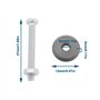 eMagTech Lot de 2 Molettes de Coupe 12 Mm 14 A de Rechange Compatible avec Sigma Coupe-carreaux à Poignée de Traction Lame Préci