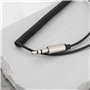 eMagTech Adaptateur Audio Auxiliaire Bluetooth 5.3 Récepteur USB 3,5 Mm Microphone Intégré pour Appels Mains Libres Compatible a