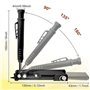 PRATYAHARA Lot de 5 outils de traçage multifonctionnels, crayon de construction, outils de tracage, jauge de contour, outils de 