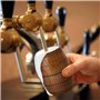 Niejgay 2 Pièces Tasses à Thé Classiques en Bois Tasse à Bière en Forme de Tonneau pour Café, Chaudes, Lait, Vin, 210 ML