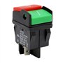 OVNSHVN Interrupteur à bouton-poussoir électrique industriel HY52 Interrupteur Marche Arret pour interrupteur mécanique 4 broche