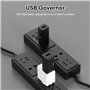 OVNSHVN Régulateur de vitesse USB haute performance 18 W DC5 V 4 A - Contrôle réglable - Refroidisseur de ventilateur de type C 