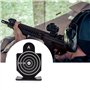 IMCCZONY 4 Pièces IPSC Sports de Compétition Mini Alliage Forme Humaine Cibles Durables Facile à Installer Facile à Utiliser