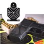 IMCCZONY 4 Pièces IPSC Sports de Compétition Mini Alliage Forme Humaine Cibles Durables Facile à Installer Facile à Utiliser