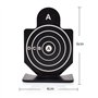 IMCCZONY 4 Pièces IPSC Sports de Compétition Mini Alliage Forme Humaine Cibles Durables Facile à Installer Facile à Utiliser