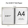 Wernfale Porte-Partitions, Capacité de 60 Pages, Partitions/Support, Adapté Aux Formats Lettre et A4, Rédigeable et Détachable (