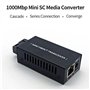 Wernfale 1 Paire Gigabit 100/1000M A/B SC Convertisseur Média Commutateur Fibre Ethernet Rj45 Optique Transceiver 20KM Fibra Com