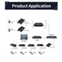Wernfale 1 Paire Gigabit 100/1000M A/B SC Convertisseur Média Commutateur Fibre Ethernet Rj45 Optique Transceiver 20KM Fibra Com