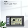 ROBMNE P3H Compteur d'affichage LCD pour vélo électrique 24 V 36 V 48 V 60 V pour scooter électrique (5 broches)