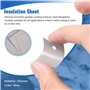 EXMDLLY 50 Pcs Feuille d'isolation d'isolateur de silicone de transistor de TO-247 26mmx20mm