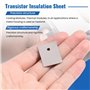 EXMDLLY 50 Pcs Feuille d'isolation d'isolateur de silicone de transistor de TO-247 26mmx20mm