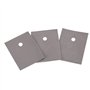 EXMDLLY 50 Pcs Feuille d'isolation d'isolateur de silicone de transistor de TO-247 26mmx20mm