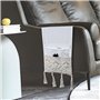 DcnrInsr Macramé Canapé Accoudoir Organisateur Support de Télécommande Canapé Chevet Fauteuil Panier de Rangement Sac pour Magaz