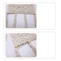 DcnrInsr Macramé Canapé Accoudoir Organisateur Support de Télécommande Canapé Chevet Fauteuil Panier de Rangement Sac pour Magaz