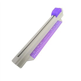 Lobamop 1 perforatrice à 30 trous - En plastique violet - 30 trous - A4 B5 A5 A7 B7 A6 B6 - Capacité : 5 feuilles