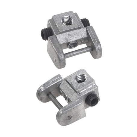 Comphic 2 Pièces Supports de Lames de Scie à Chantourner Kits de Conversion Adaptateur Sans Broche Supports de Lame Supérieur/In
