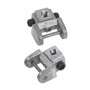 Comphic 2 Pièces Supports de Lames de Scie à Chantourner Kits de Conversion Adaptateur Sans Broche Supports de Lame Supérieur/In
