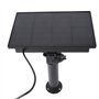 Giyofom Sortie de Panneau Solaire 4 W, Cellules Solaires 5 V, Charge Batterie 18650 Intégrée pour Caméra de Sécurité Extérieure