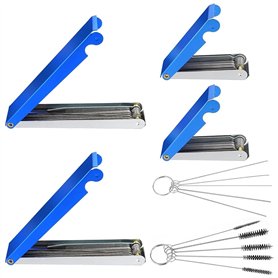 Willoghsa Outil de nettoyage de buse de 4 pièces Kit d'outils de nettoyage de pointe de brûleur de coupe Kit de nettoyage de poi