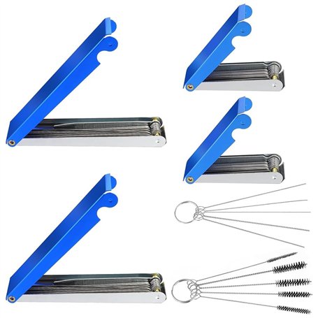 Willoghsa Outil de nettoyage de buse de 4 pièces Kit d'outils de nettoyage de pointe de brûleur de coupe Kit de nettoyage de poi