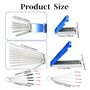 Willoghsa Outil de nettoyage de buse de 4 pièces Kit d'outils de nettoyage de pointe de brûleur de coupe Kit de nettoyage de poi