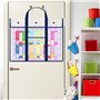 Geroosaty Lot de 2 grands sacs de rangement pour affiches - 80 x 64 cm - Support pour tableau d'affichage - Conteneurs d'art pou