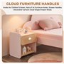 Povxlum Lot de 14 boutons de meubles décoratifs en forme de nuage pour chambre d'enfant