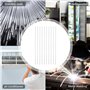 Quisiete Tiges de soudure universelles cuivre aluminium fer acier inoxydable tige de soudage avec noyau de fond, électrode de fi