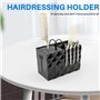 Giilayky Support professionnel noir pour ciseaux de coiffeur - Boîte de rangement pour pinces à cheveux