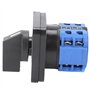 Jemcgrl Commutateur Électrique 660V 20A 4 Pôles 2 Positions Sélecteur Rotatif Universel Commutateur D'Inversion De Moteur Électr