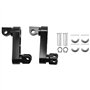 Boerunid Repose-pieds réglable passager pour moto - Fixation routière - Support d'extension pour B