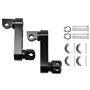 Boerunid Repose-pieds réglable passager pour moto - Fixation routière - Support d'extension pour B