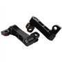 Boerunid Repose-pieds réglable passager pour moto - Fixation routière - Support d'extension pour B
