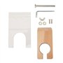 Haptufer Guide de Coupe-Tapis Guide de Cisaillement Raccords Kit de Support Guide de Cisaillement pour Coupe-Tapis Guide de Cisa