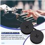 Giuneuow Lot de 1 Rubans pour Machine Écrire Bobine Double Encre pour Machine Écrire Emballage Double Bobine Encre Pièce De Rech