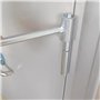 Qaautor Outil de Réglage de Charnière de Porte 2 Pièces, Outil de Réglage de Charnière de Porte Commerciale, Outil de Réparation