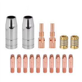Qaautor 16 Pièces 25AK Accessoires de Torche de Soudage Consommables 0