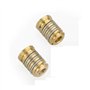 Qaautor 16 Pièces 25AK Accessoires de Torche de Soudage Consommables 0,8 mm Support de Buse de Gaz de Torche MIG 25AK MIG/