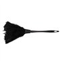 Pesfehhy 1 Pc Plumeau De Dinde À La Mode avec Poignée en Plastique Noir Outil De Nettoyage (Noir) 35Cm