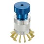 Geieold Extracteur de verre - Couvercle en verre - Ouvre-montre - Plateforme pour retirer la montre - Bleu, bleu