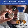 Geieold Extracteur de verre - Couvercle en verre - Ouvre-montre - Plateforme pour retirer la montre - Bleu, bleu