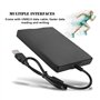 FVZWKHD Lecteur de Disquette USB 3,5 Pouces Externe Portable 1,44 Mo FDD Lecteur de Disquette pour Windows 7 8 2000 XP Vista PC 