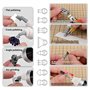 FVZWKHD MS148 Ponceuse à Polir Électrique Alternative Mini Outils de Ponçage Portatifs pour Pièces de Modèles en Plastique Outil