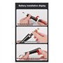 FVZWKHD MS148 Ponceuse à Polir Électrique Alternative Mini Outils de Ponçage Portatifs pour Pièces de Modèles en Plastique Outil