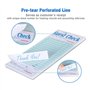 Ticarus Lot de 20 carnets de chèques d'invités pour serveurs, blocs de câblage pour accessoires de serveur, blocs de commande po