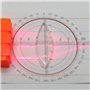 Hopbucan Outils D'Équipement D'Imagerie par Lentille Outils D'Enseignement Physique Aides Pédagogiques Optique Géométrique Ensem